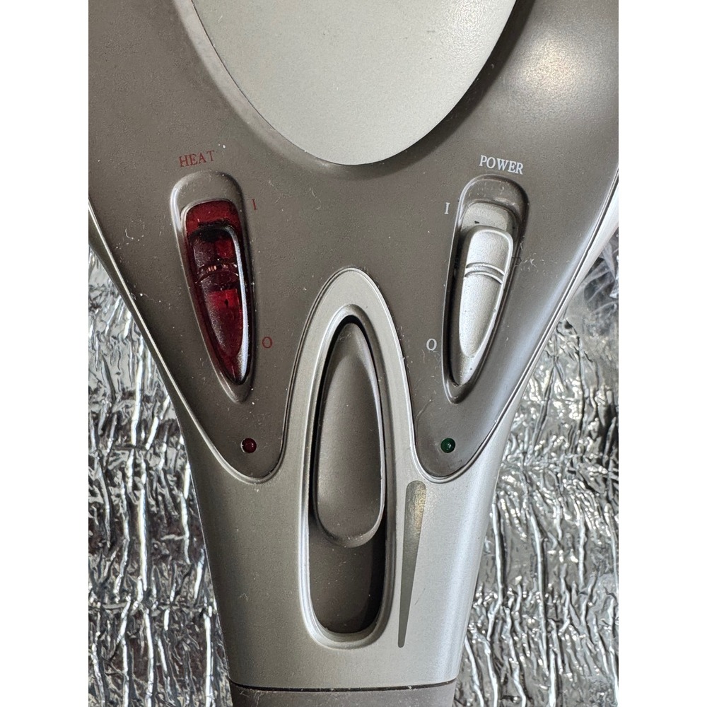 HoMedics WV-100HA Wave Action Massager with Heat and 3 Sets of Attachments